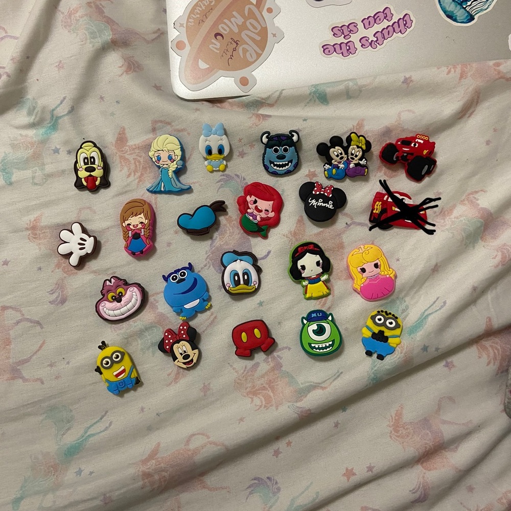 Disney inspired Croc charms 21 PCS